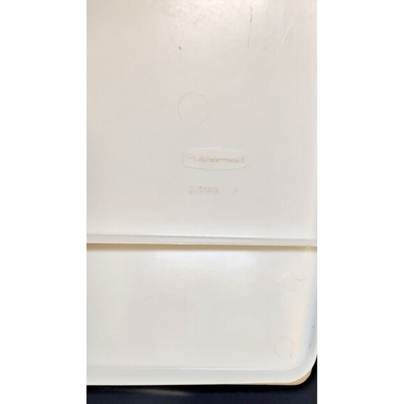 Vintage Rubbermaid Dixie Cup Blue 13 Gallon # 2395 Trash Garbage Can RARE 80s - Picture 4 of 12